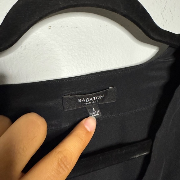 Babaton Corbett Romper Black V-Neck Jumpsuit - Picture 4 of 5